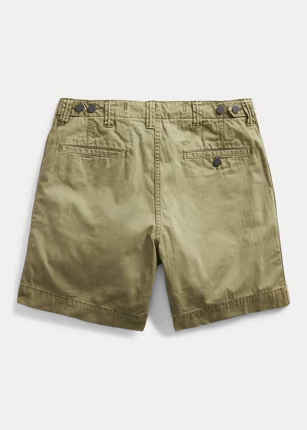 Men's Ralph Lauren Field Chino Shorts | 634578ADG